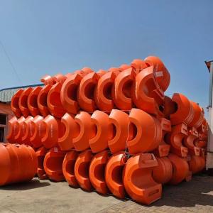 HDPE Pipe Floater With Good Flexibility Hot Galvanized Steel Bolts And Nuts