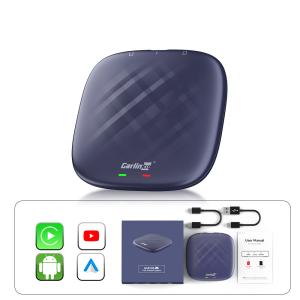 Best Android 13 With Youtube &amp; Netflix Wired to Wireless Adapter Carplay Tbox Plus Smart Magic Box Car Ai Box 8-Core 8g 128g Wifi GPS wholesale