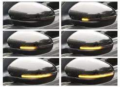 Cheap ‎Textured Side Rear View Mirror With LED Light Turn Signal Side Mirror for sale