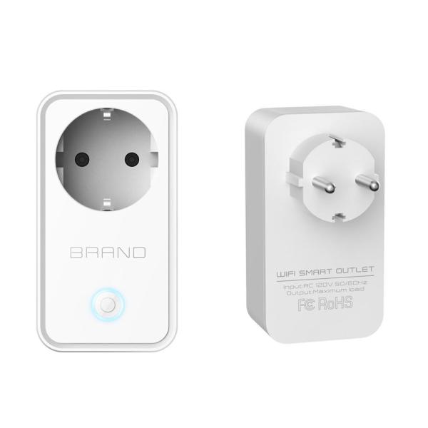 Cheap Smart Wireless Remote Control WIFI Plug Socket 100-240V ABS Material for sale