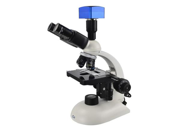 Cheap LED Light Advanced Trinocular Biological Microscope High Brightness for sale