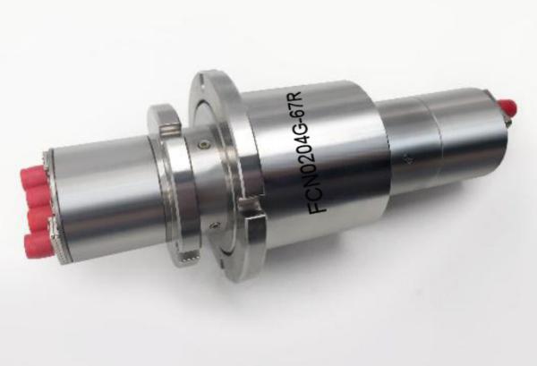 Cheap 2 Or 4 Channel Flange Connection High Frequency Slip Ring With Single And Multi Mode for sale