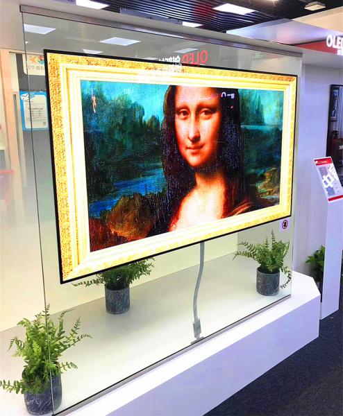 Cheap Multi Touch Transparent OLED Display Wall Mounted Simple Structures for sale