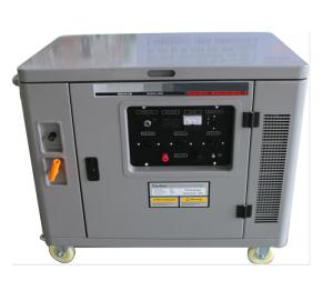 Small silent air cooled 7500w portable gasoline generator mobile genset engine single phase