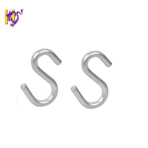 Best Electroplating Heavy Duty SS302 Metal S Clips Double Hanging Hook Wire Formed wholesale