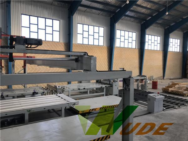 Cheap Particle Board Hot Press Machine With Double Side Synchronous Laminating for sale