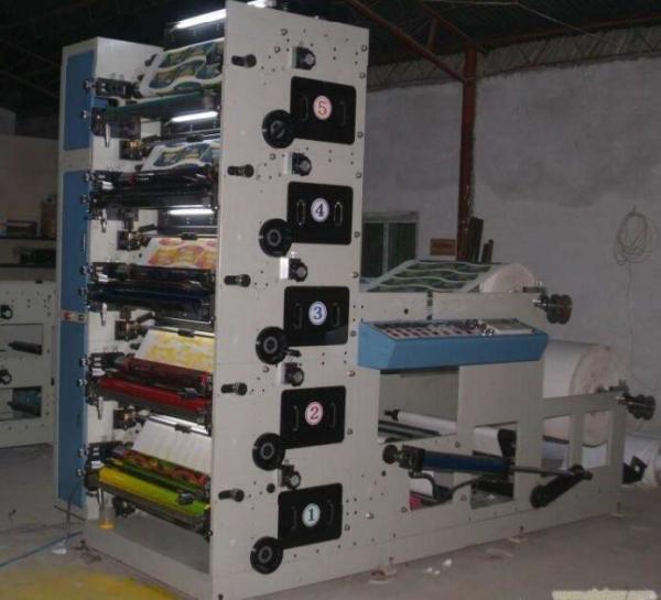 Cheap Max Width 850mm Paper Label Printing Machine , Automatic High Speed Flexographic Printing Machine for sale