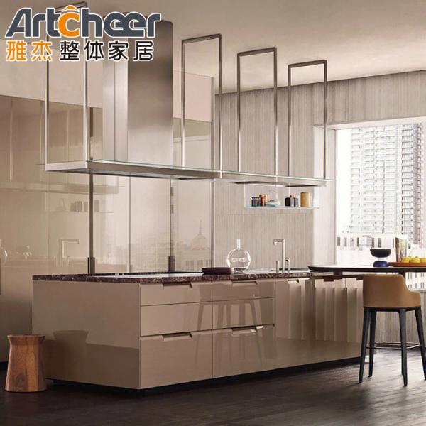 Cheap Modern Design Itaily Kitchen Cabinets With Plywood Door Material And Drawer Slide Accessories for sale