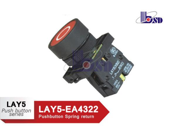 LAY5（XB2）-EA4322 red color spring return with symbol logo flat button push