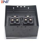 Double EU power computer table connected hidden desktop socket box