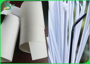 China Straw Wrapping 24 - 35GSM Eco - friendly Food grade White Kraft paper on sale
