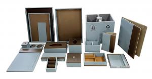 Best Leather Range Luxury Hotel Supplies Tissue Box TV Controller Holder wholesale