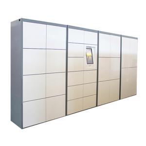 China PIN Code Access Steel Delivery Parcel Locker With Electronic Locks Remote Control on sale