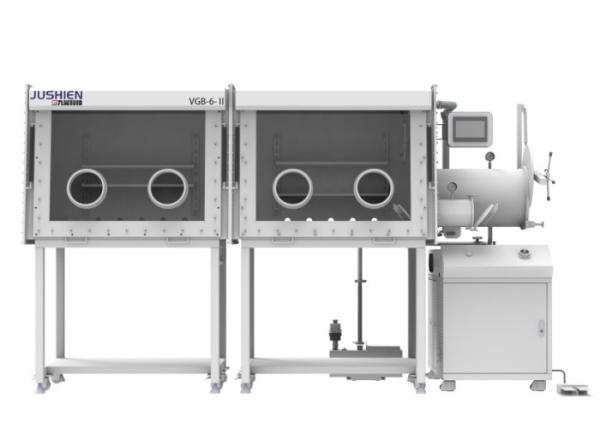 Cheap Customized PLC Automatical Controlled Glovebox Four Station Vacuum Purification System Glove Box  Vacuum Chamber Glove Box For Laboratory Stainless Steel Caja De Guantes for sale