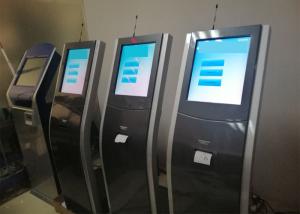 110 - 240V Kiosk Queue Management System Cold Rolled Steel Queuing Ticket Machine