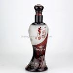 China Custom Design Female Body Special Shape Liquor Bottle 1000ml 750ml with Decal Surface for sale