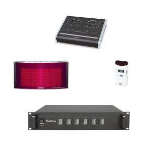 40db S/N Wireless IR Simultaneous Interpreter For Conference PLL Synthesized