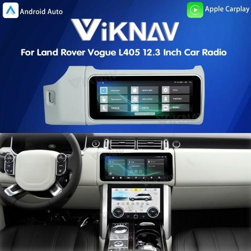 Cheap Viknav 12.3 Inch Touch Screen Car Radio For Land Rover Range Rover Vogue L405 2013-2017 Multimedia Player GPS Navigation Head Unit (Ivory) for sale