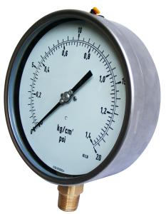 Best Liquid-Filled Pressure Gauge with 3&quot;: ± 1.6% 6&quot; Fixed Pointer Gaseou wholesale