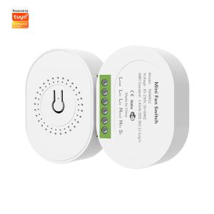 SMATRUL Tuya WiFi Smart Fan Speed Regulation DIY Mini Switch Module Remote Control Timer on Off 220V for Alexa Google Home