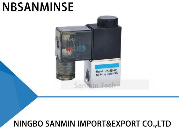 Cheap 2 Way 2 Position 1/8 " 1/4 " Port Size Pneumatic Solenoid Valve NBR Material Oil Seal for sale