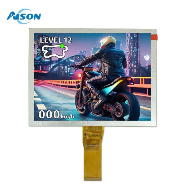 Cheap 8 inch IPS TFT LCD module 800×600 RGB 24 Bit 50 Pin 1000cd/m2 for Industrial TFT Display for sale