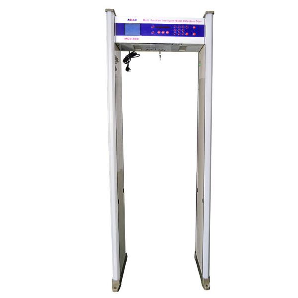 Cheap 8zone 10zone Walkthrough Metal Detector With 6" Large LCD Screen for sale