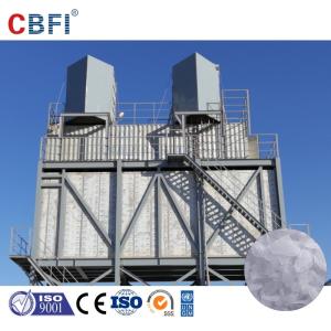 Best Rake Structure Flake Ice Making Machine With Hanbell Screw Type Compressor wholesale