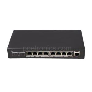 Best POE-S1082F 8 Port IEEE802.3af 10/100M 15.4W POE Switch (96W External Power) wholesale