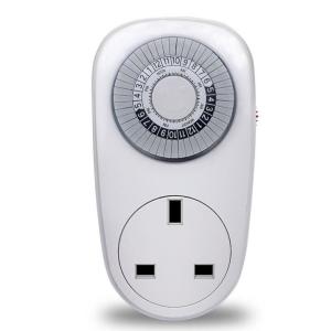 China 24 Hours Programmable Mechanical Mini UK Plug Timer Switch 230V Energy Saver on sale