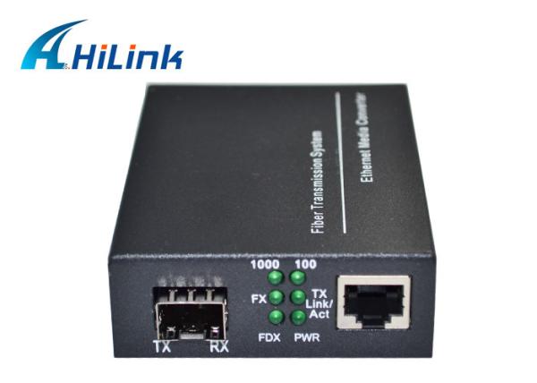 Cheap Gigabit Ethernet Fiber Media Converter Device , Internet Media Converter for sale