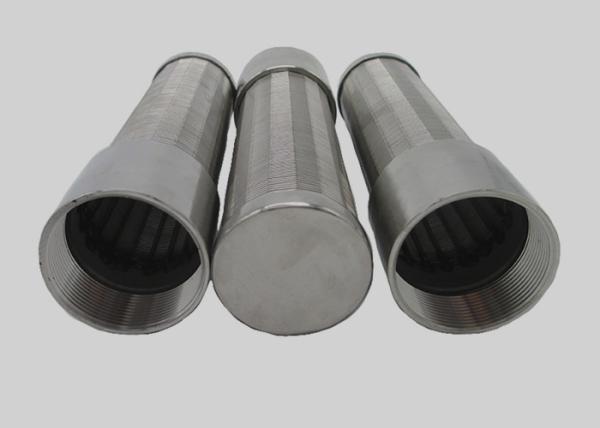 Cheap Wedge Wire Screen Pipe 6M L Johnson Screen for Paper Mill / Fluid Filtration for sale