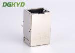 100BASE single port Tab up RJ45 PCB Connector with Transformer for network