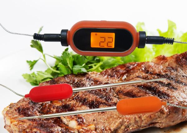 Cheap Mobile Operated Bluetooth BBQ Thermometer Wireless Temperature Monitoring for sale