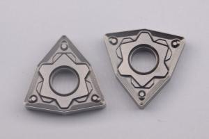 China Grey & Gold Color ISO Turning Inserts CNC Lathe Cutting Tools 40HRC Hardness WNMG08 on sale