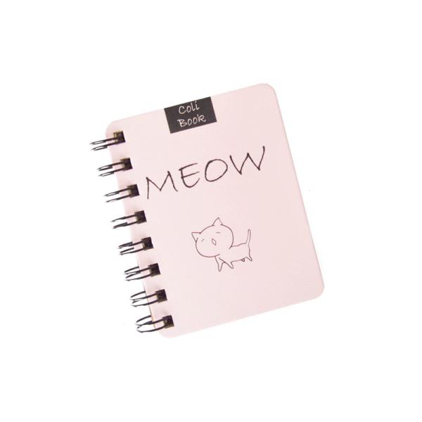 Cheap Portable Mini Spiral Bound Notebook / Ring Bound Notebook Pink Color For Girl for sale