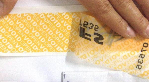 Cheap Tamper Evident Label Custom Void Open Security Seal Label Tamper Proof Seal Stickers for sale