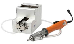 Hand-held automatic feed lock screw machine CBD-618 High efficiency, 60~120pcs/m, one person is equivalent to the effici
