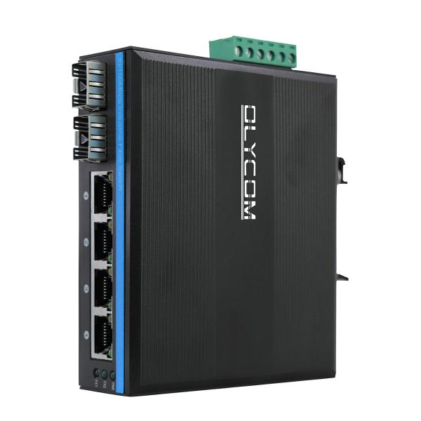 Cheap Industrial Network Switch 6 Port Fast Ethernet 10/100Mbps Fiber Network Realtek Unmanaged for sale