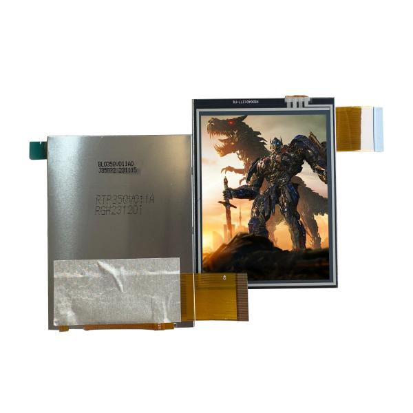 Cheap Industrial Grade 3.5 Inch IPS LCD Touch Display Module With 450 Cd/M2 Brightness And -20C-70C Operating Temperature for sale