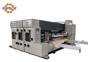 China Water Ink Corrugated Box Printing Machine , Flexo Cardboard Corrugated Box Machine for Pizza Fruit Vegetable Box on sale