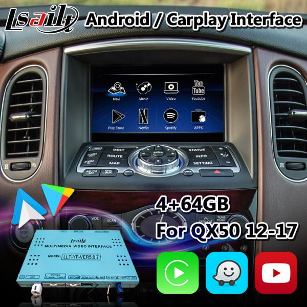 Cheap Lsailt Infiniti Carplay Box, Android GPS Navigation Interface for QX50 with Wireless android auto for sale