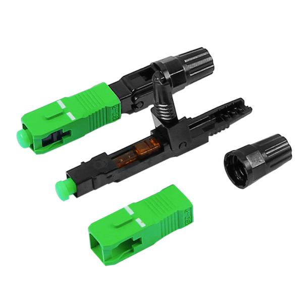 Cheap 1 Core Field Installable Connector SC APC FTTH GPON Quick Splice Connector for sale