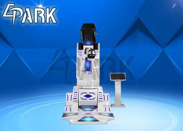 Cheap Single Rocket 9d vr coin amusement game machine virtual reality simulator for sale