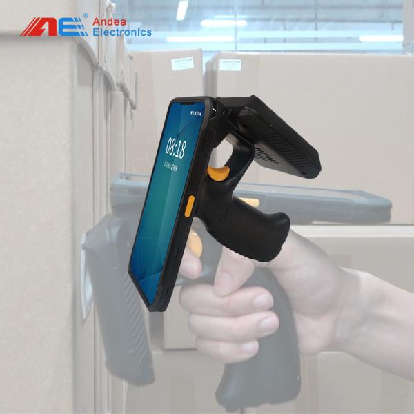 Cheap Long Range 860-960MHz RFID Handheld Reader ISO18000-6C Android RFID Tag Reader RFID Reader UHF for sale