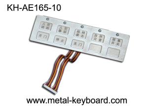 Best 10 Keys Waterproof Metal Keypad with Top Panel Mounting Solution wholesale
