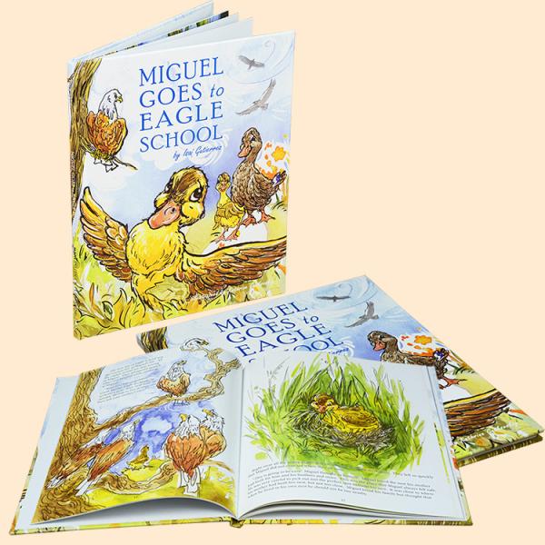 Cheap Full Color English Story Kids Book Printing Customized A4 Hardcover 40 Pages for sale