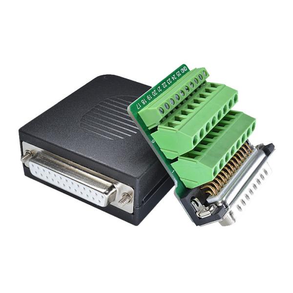 Cheap DB25 D Sub 25 Pin Terminal Blocks Connectors Adapter for sale