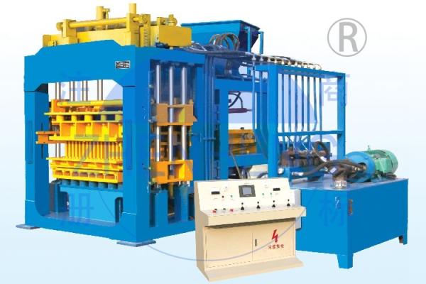 Cheap Precast QT6-15 Block Production Machine , Hydraulic Pressure Building Block Making Machine for sale