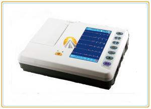 China 800 X 480 Graphic Screen Portable ECG Machine 12 Leads 35X30X20CM Dimension on sale
